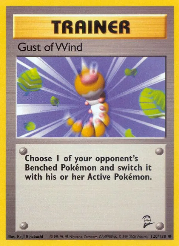 Base Set 2 영어판 Gust of Wind 120 카드 앞면